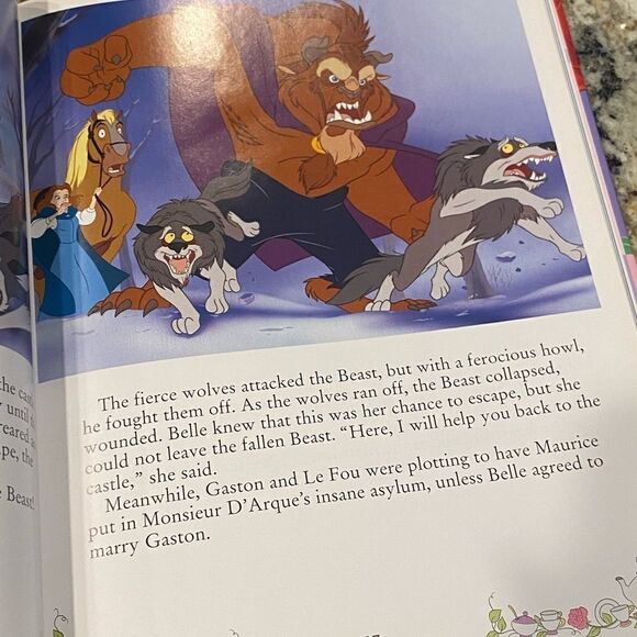 Disney Princess CD Storybook: Disney Princess CD Storybook Beauty And The Beast, - Picture 4 of 9